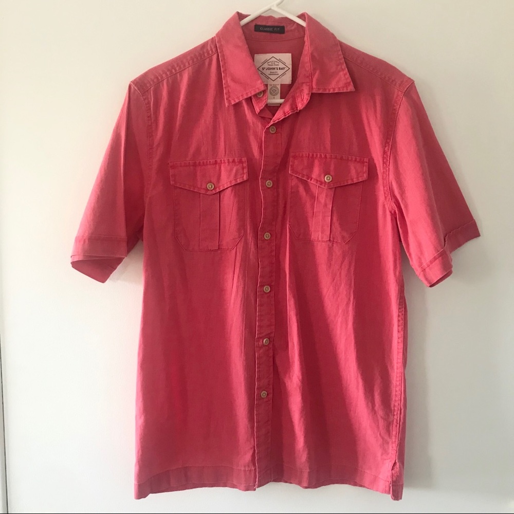 St. John’s Bay Short Sleeved Button Down Shirt